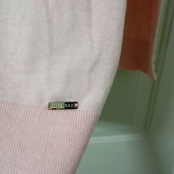 Tommy Hilfiger Jumper Womens M light pink Roll Neck Pullover long sleeve - Picture 4 of 13